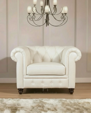 Leather Single Seat Chesterfield