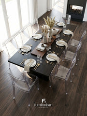 Phantom Dining Chair in Clear | Transparent Polycarbonate Ghost Chair