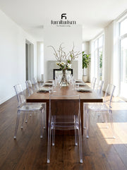 Phantom Dining Chair in Clear | Transparent Polycarbonate Ghost Chair