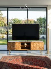 Block Corner TV Unit