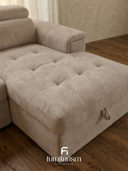 Alaya U-Shape Sofa Bed.