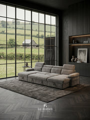 Hudson U-Shape Corner Sofa-bed