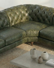 Leather Chesterfield – Corner Sofa bespoke