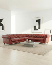 Leather Chesterfield – Corner Sofa bespoke