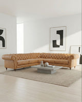 Leather Chesterfield – Corner Sofa bespoke