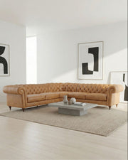 Leather Chesterfield – Corner Sofa bespoke