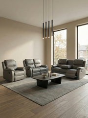 Leather Houston Air Recliner Sofa
