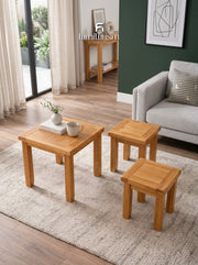 Torino Nest of 3 Tables | Wooden Side Tables