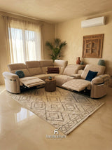 Bicester Electric Recliner L shape Corner Sofa.