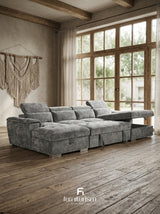 Alaya U-Shape Sofa Bed.