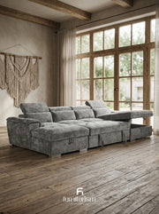 Alaya U-Shape Sofa Bed.