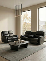 Leather Houston Air Recliner Sofa