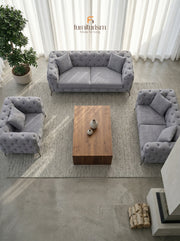 Paris Chesterfield Sofa with Tufted Details