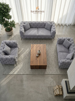 Paris Chesterfield Sofa with Tufted Details