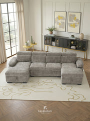 Hudson U-Shape Corner Sofa-bed