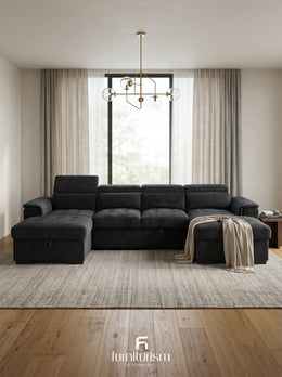 Alaya U-Shape Sofa Bed.
