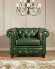 Leather Single Seat Chesterfield