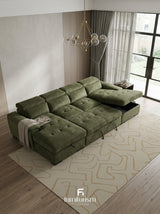 Alaya U-Shape Sofa Bed.