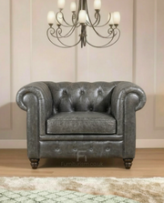 Leather Single Seat Chesterfield