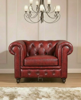 Leather Single Seat Chesterfield